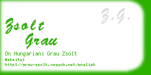 zsolt grau business card